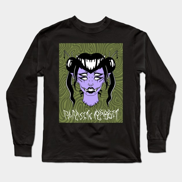 Bettie Dead Long Sleeve T-Shirt by Parasite Rabbit